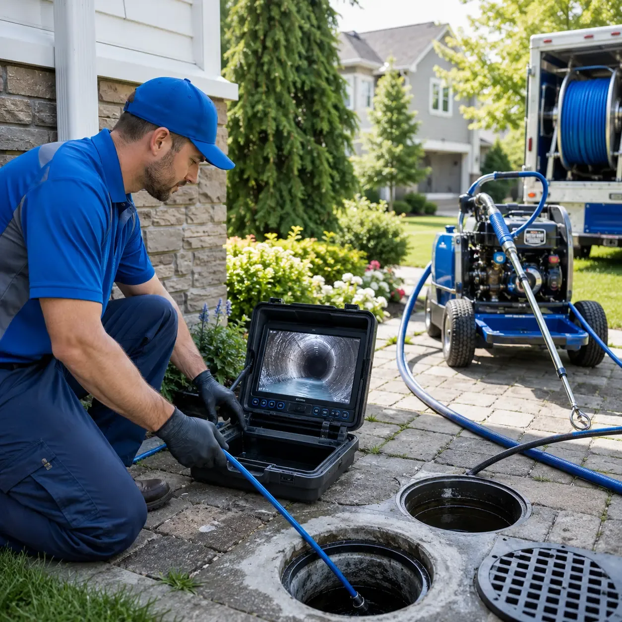 Outdoor drain cleaning professionals serving Mayer, AZ